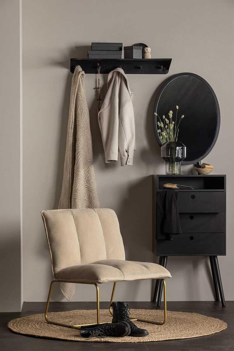 mutoni Vaso Jaxx in vetro nero D18  