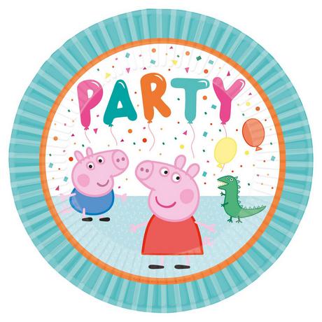 Peppa Pig Assiettes de fête  