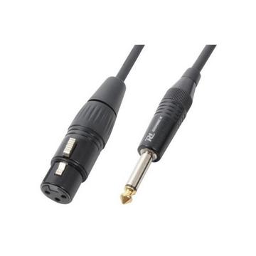Skytronic CX40-3 cavo audio 3 m XLR (3-pin) 6.35mm Nero