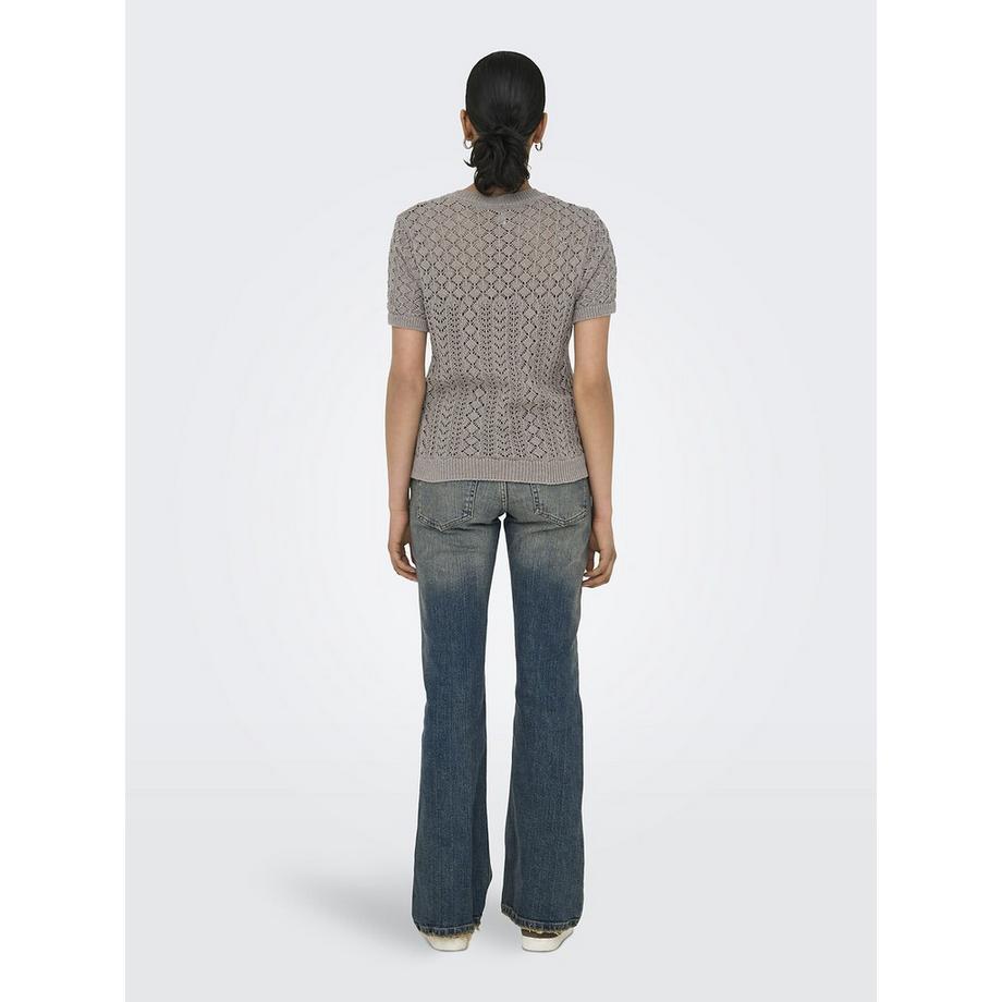 ONLY Kurzarm Pullover Rundhalsausschnitt  
