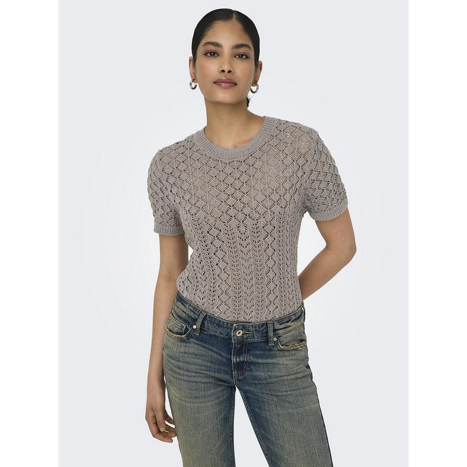ONLY Kurzarm Pullover Rundhalsausschnitt  