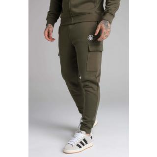 Sik Silk  Pantalon de survêtement Khaki Essential Cargo Jogger 