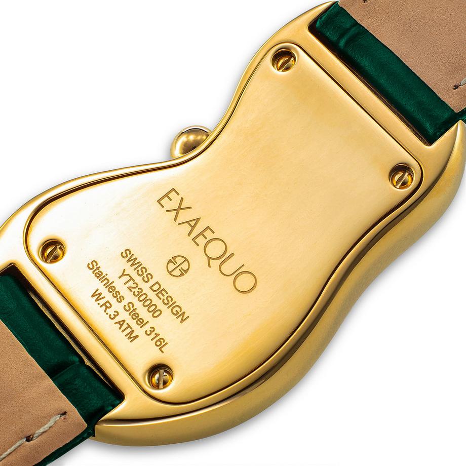 Exaequo  Classic Melting Uhr Edelstahluhr - PVD 