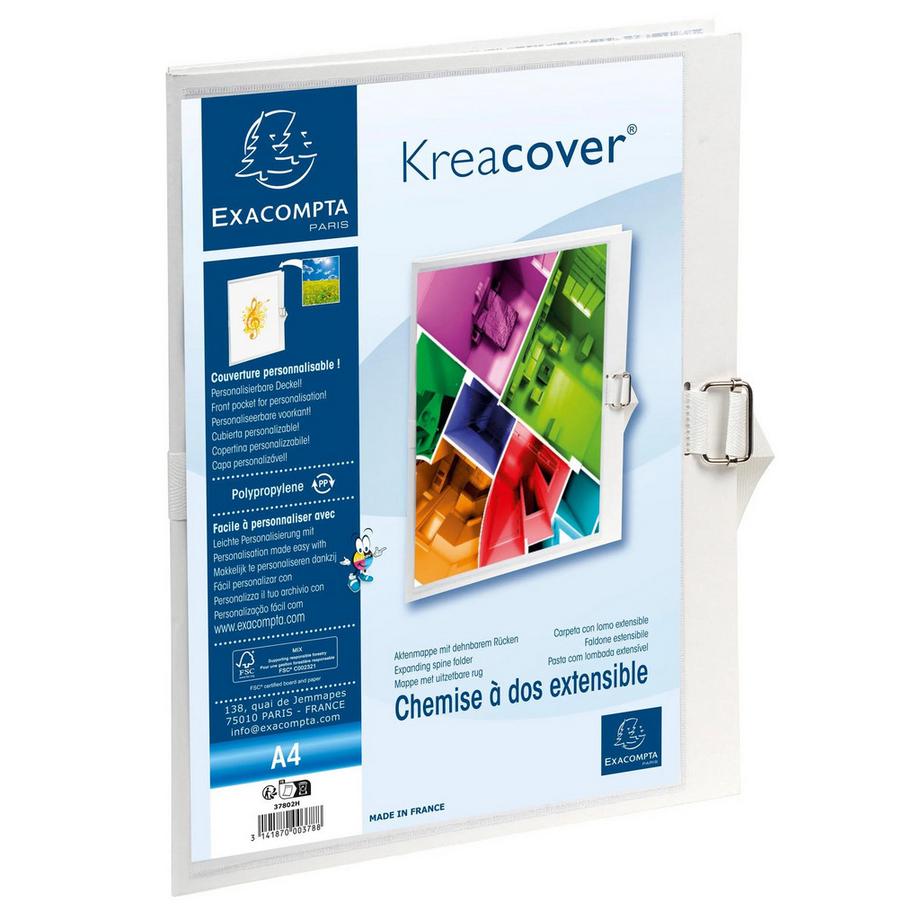 Exacompta Chemise dos extensible Krea Cover® - 24x32cm - x 10  
