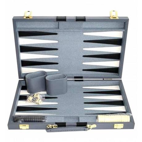 WEIBLE  Backgammon Grau 