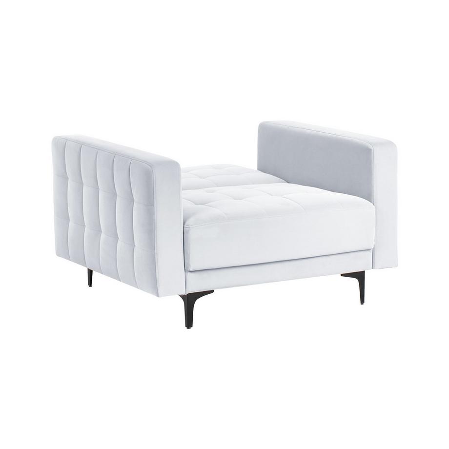 Beliani Fauteuil en Velours Glamour ABERDEEN  