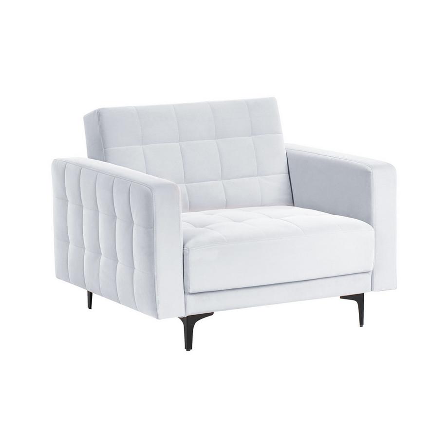 Beliani Fauteuil en Velours Glamour ABERDEEN  