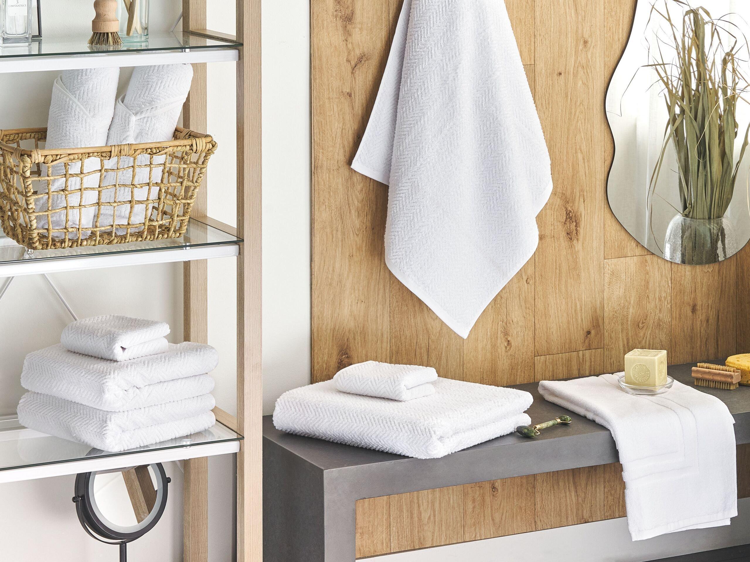 Beliani Lot de 9 serviettes en Coton MITIARO  