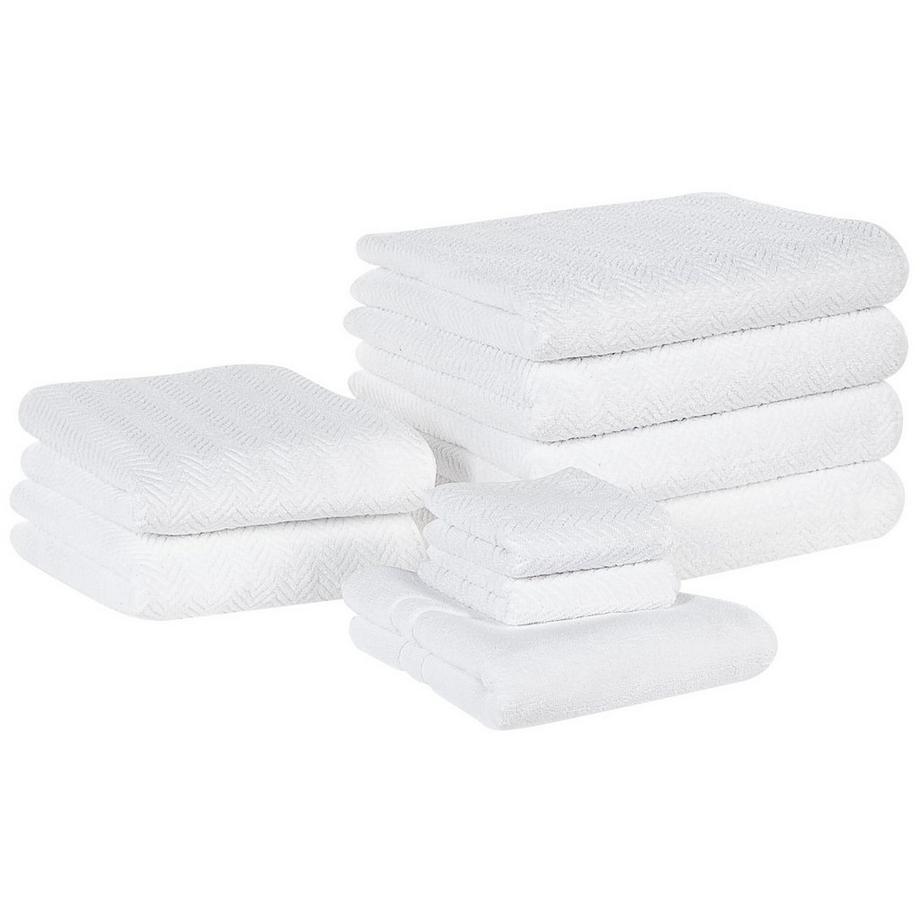 Lot de 9 serviettes en Coton MITIARO