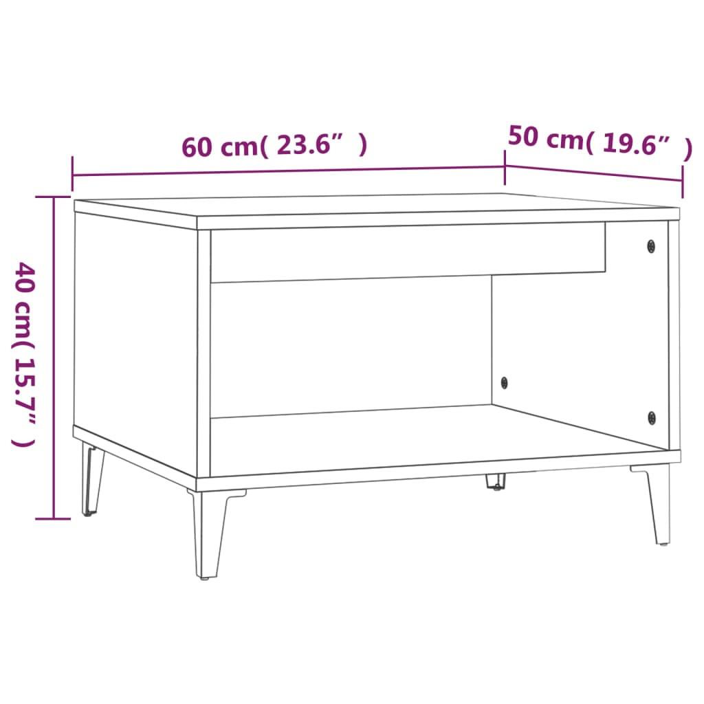 VidaXL Table basse bois d'ingénierie  