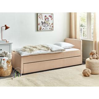 Beliani Ausziehbett aus Bouclé Modern MARMANDE  