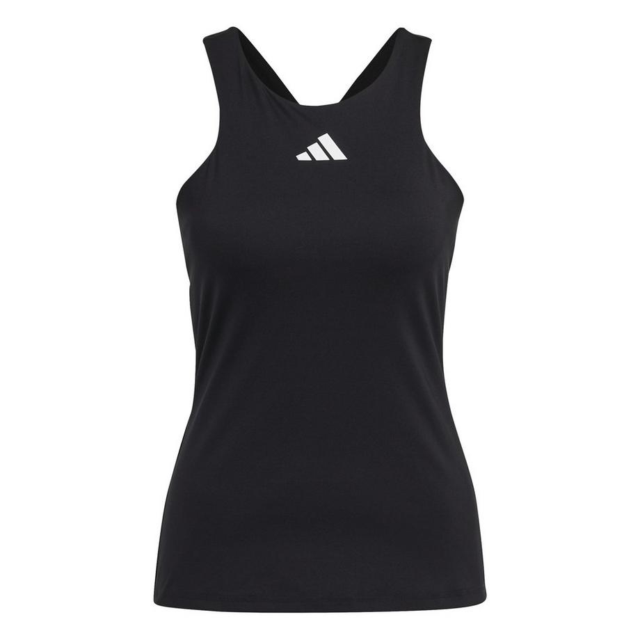 Tennis Y-Tanktop Schwarz