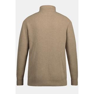 Sthuge  Pullover, Wollanteil, Stehkragen mit Zipper 