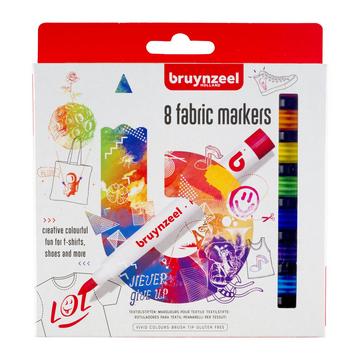 Bruynzeel 60227008 marqueur 8 pièce(s) Pointe du marqueur Multicolore
