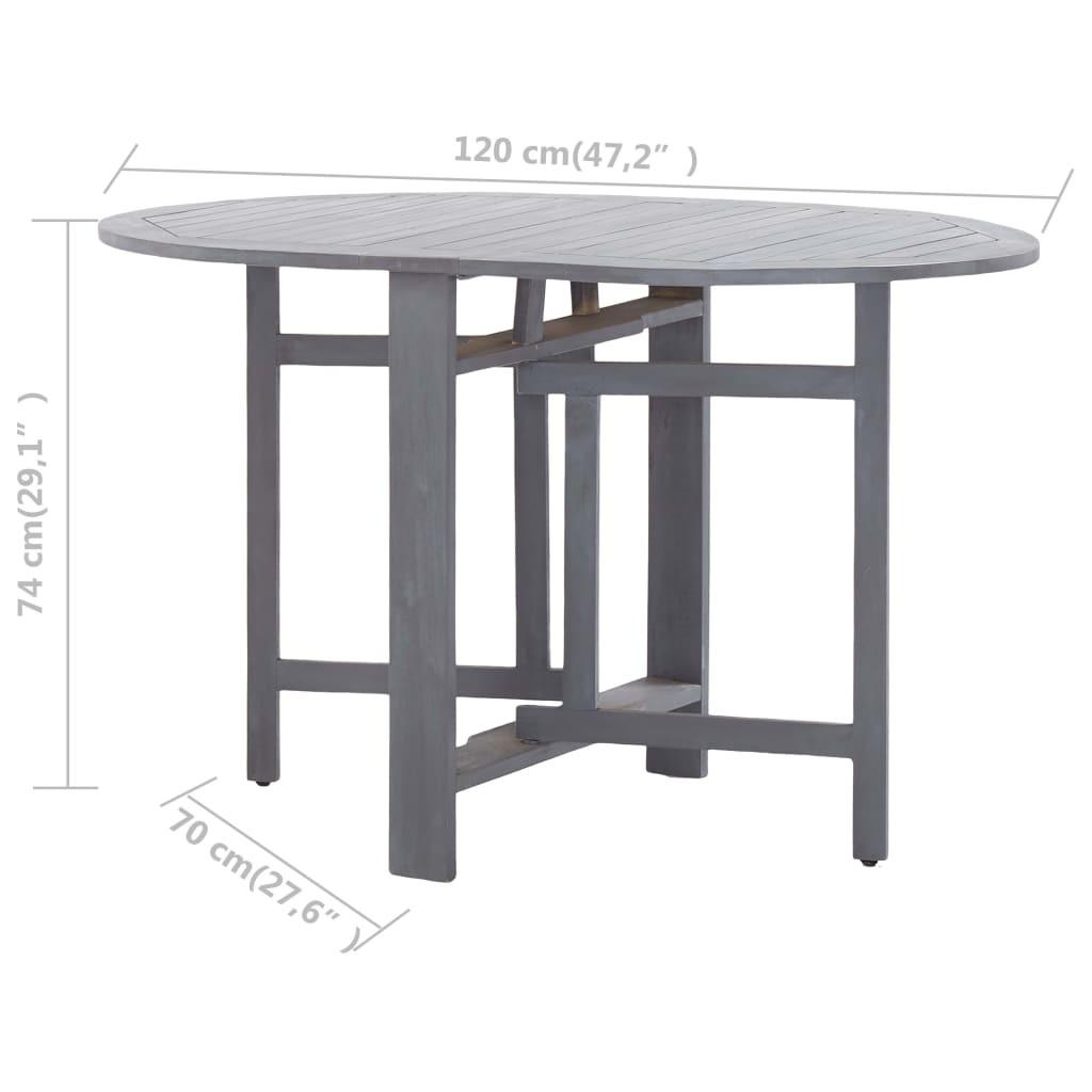 VidaXL Table à manger bois d'acacia  