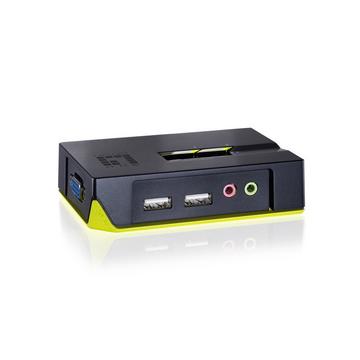 LevelOne 2-Port USB KVM Switch mit Audio