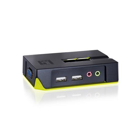 LevelOne  LevelOne 2-Port USB KVM Switch mit Audio 