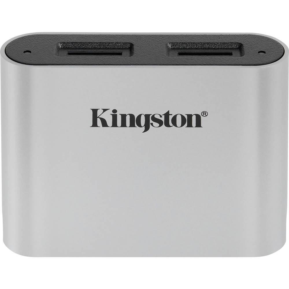 Kingston  Externer Speicherkartenleser / Hub USB-C® USB 3.2 (Gen 1) Silber-Schwarz 