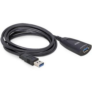 DeLock  USB 3.0 5m USB Kabel USB 3.2 Gen 1 (3.1 Gen 1) Schwarz 