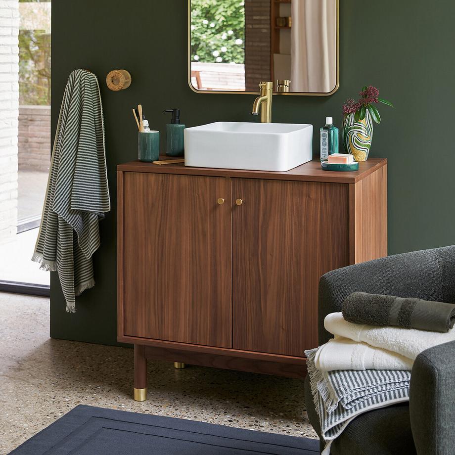 La Redoute Intérieurs Drap de bain éponge rayée Malo  