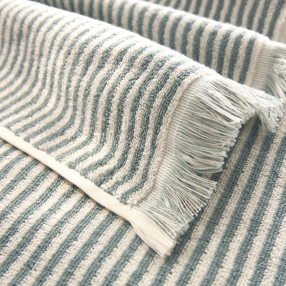 La Redoute Intérieurs Drap de bain éponge rayée Malo  