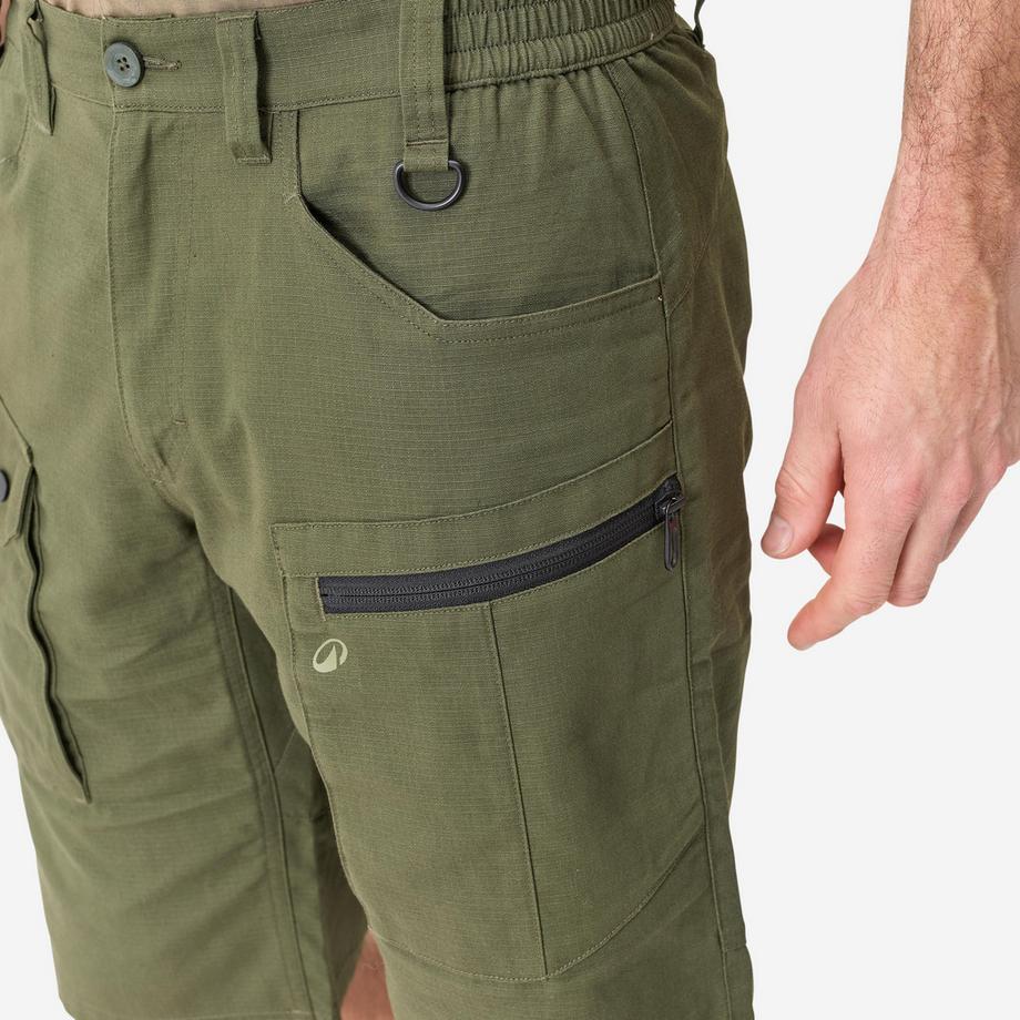 SOLOGNAC  Bermuda Cargo chanvre Homme vert 