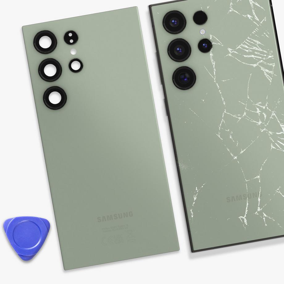 SAMSUNG  Vitre arrière Samsung S24 Ultra, Vert 