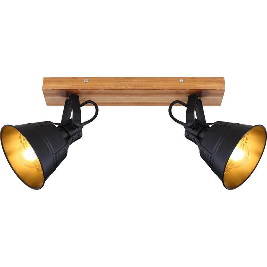 mutoni Spot Günther bois brun 2xE27  