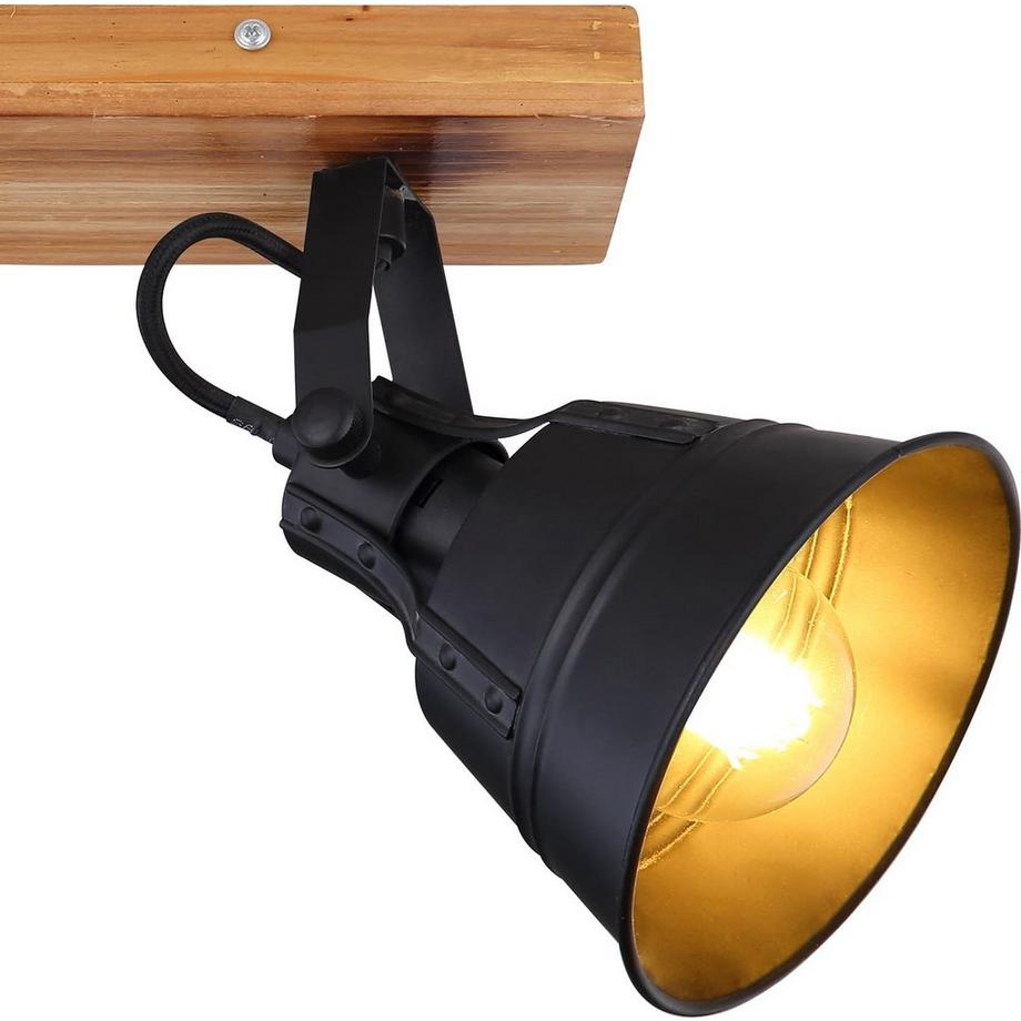 mutoni Spot Günther bois brun 2xE27  