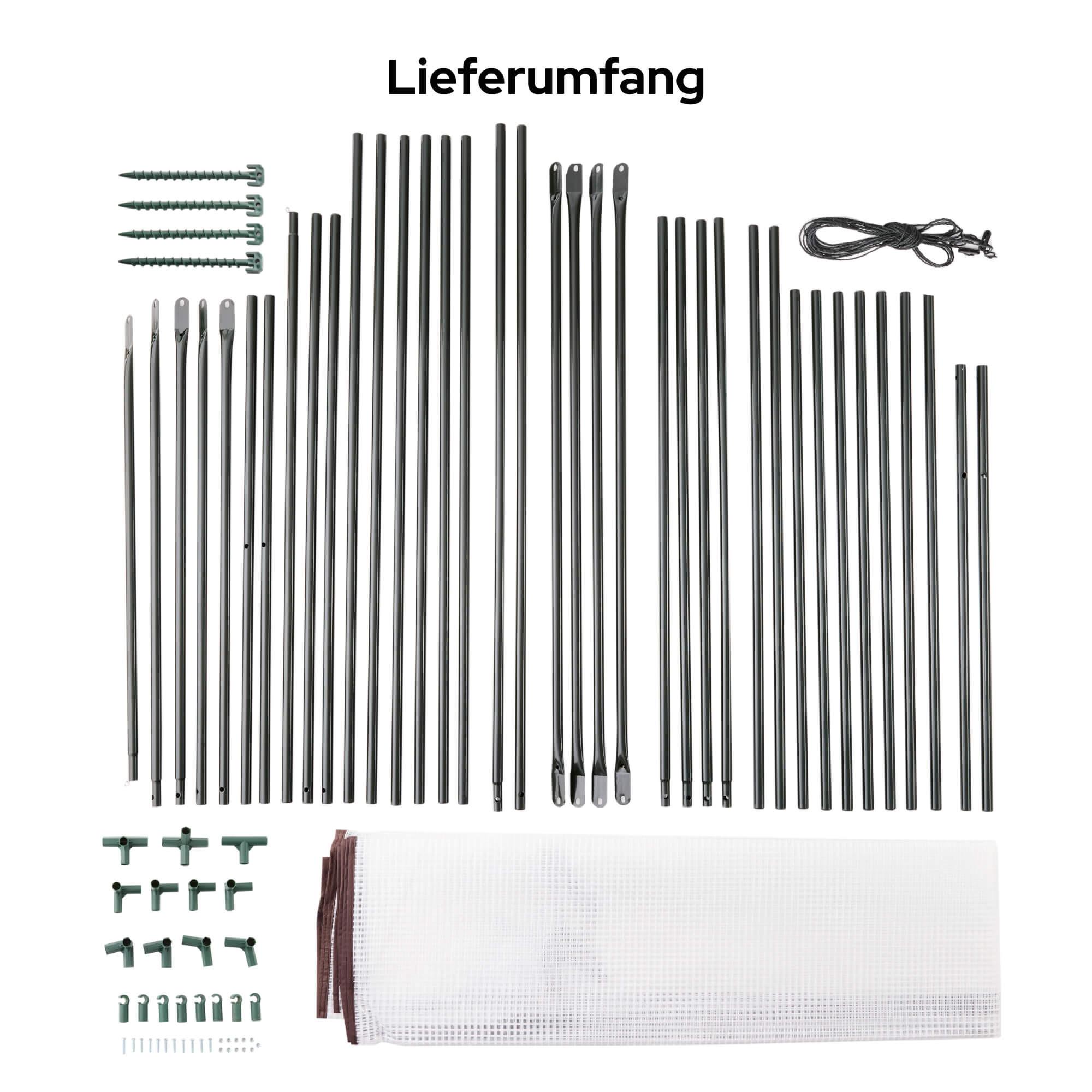 Arebos Gewächshaus Tomatengewächshaus Treibhaus Frühbeet  
