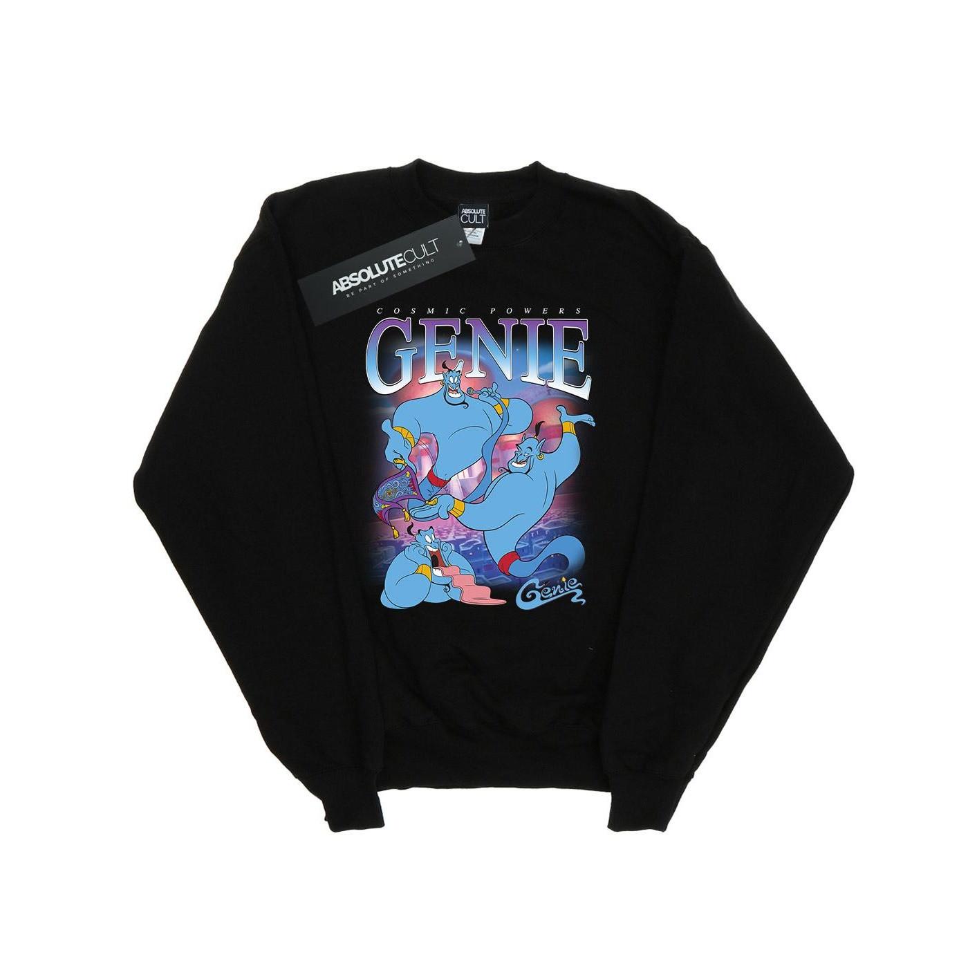 Image of Aladdin Genie Montage Sweatshirt Herren Schwarz M