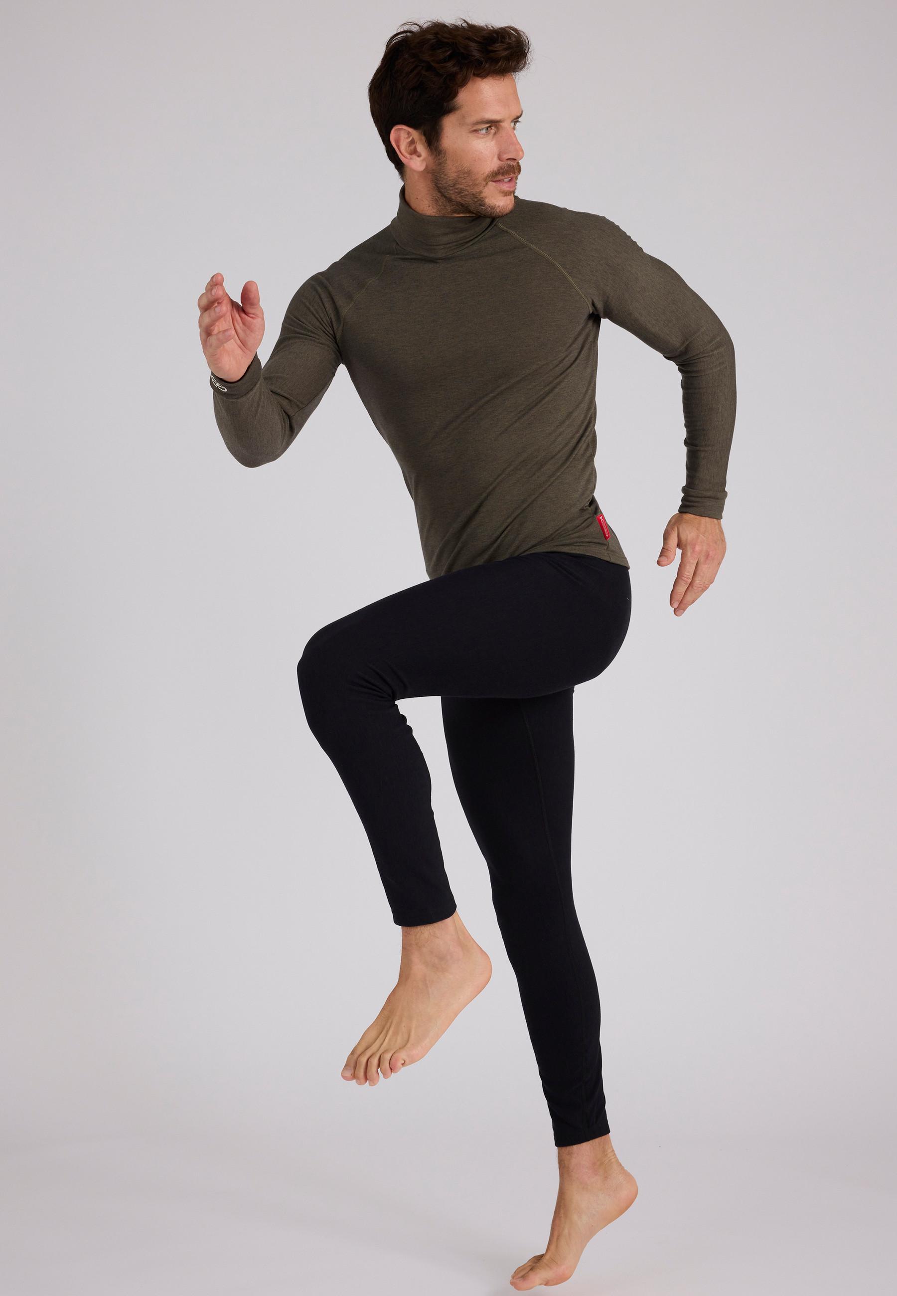 Image of Thermolactyl-t-shirt Comfort Mit Rollkragen, Wärmegrad 4, . Herren Grün L