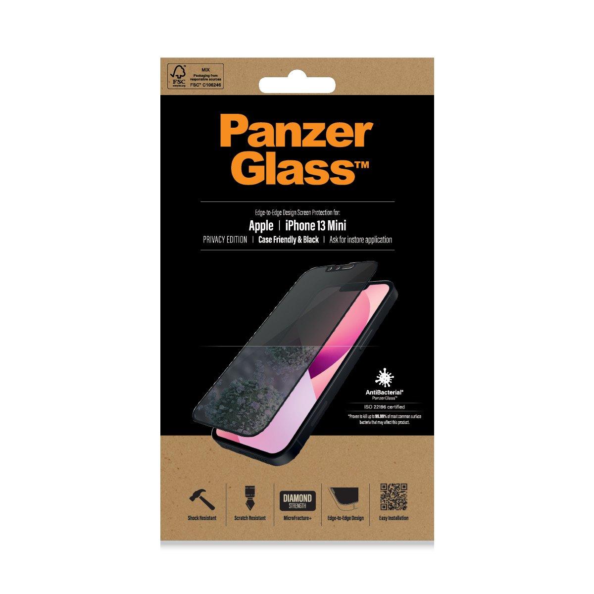 PanzerGlass  DISPLAYSCHUTZ CASE FRIENDLY AB PRIVACY (1 ST?CK, IPHONE 13 MINI) 