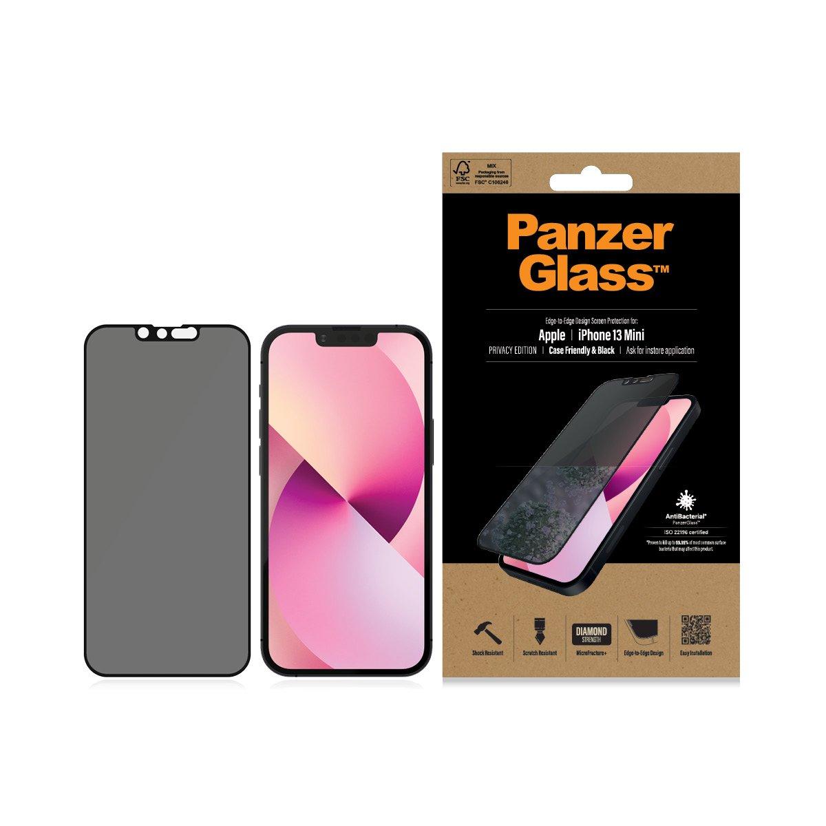 PanzerGlass  DISPLAYSCHUTZ CASE FRIENDLY AB PRIVACY (1 ST?CK, IPHONE 13 MINI) 