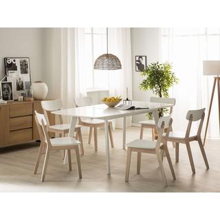 Beliani Esstisch aus MDF-Platte Modern SANFORD  