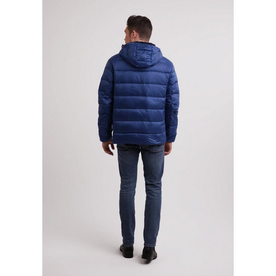 CASH-MERE.CH EXTREME Piumino con cappuccio e fodera in cashmere  