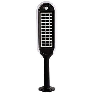 Solar-Außenstandleuchte mit Bewegungsmelder VT-945  LED 5.00 W Tageslichtweiß Weiß, Schwarz