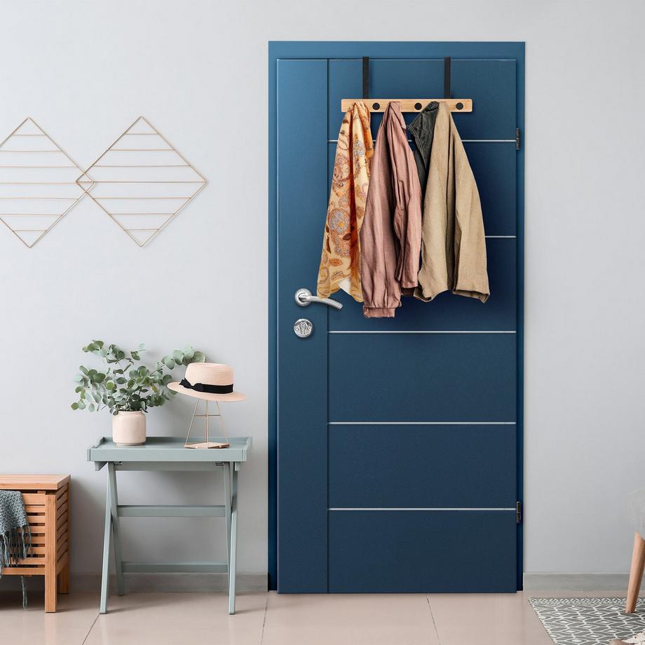 Northix Appendiabiti da porta, 6 ganci  