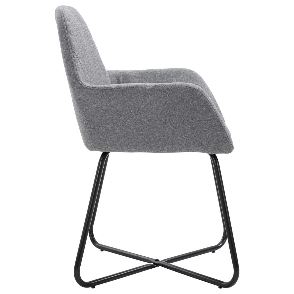 VidaXL Chaise de salle à manger tissu  