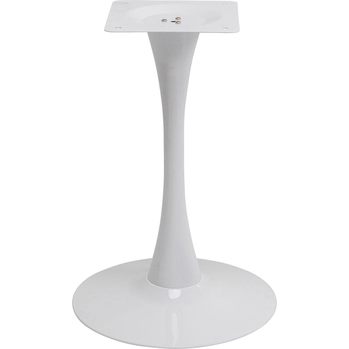 KARE Design Struttura tavolo Schickeria bianco tondo 80  