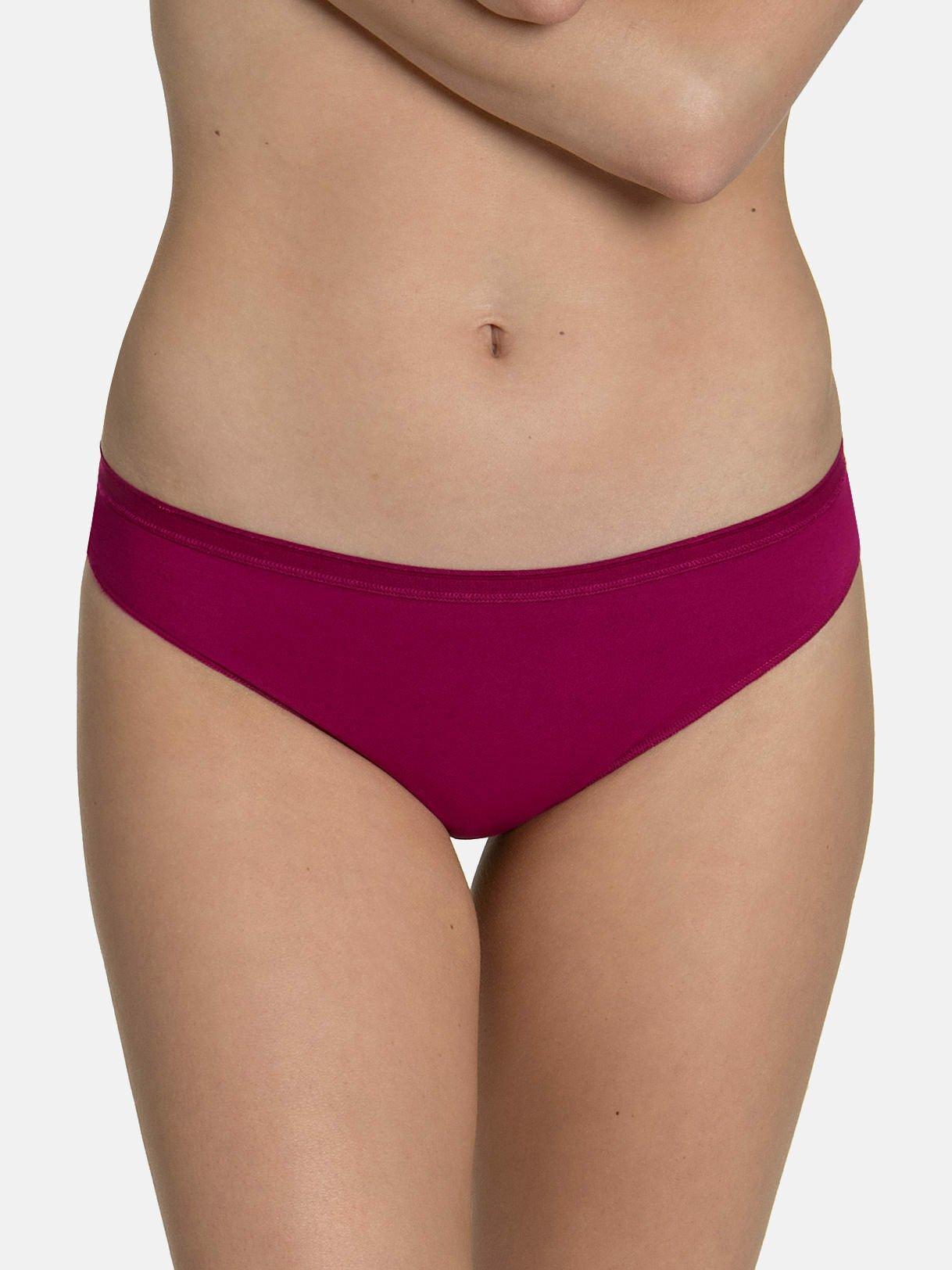 Image of Brasilianische Slips Happyday Burgundy Damen Bordeaux XL