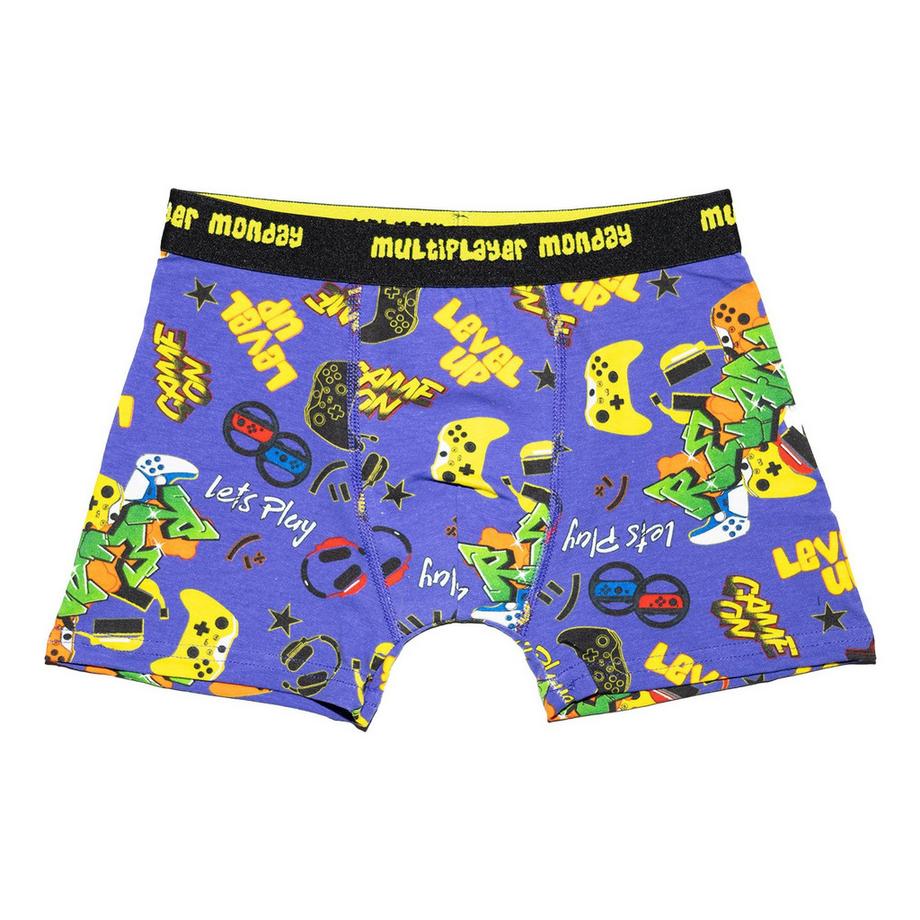 Floso  Gamer Days Of The Week Boxermisto Cotone Misura 7 