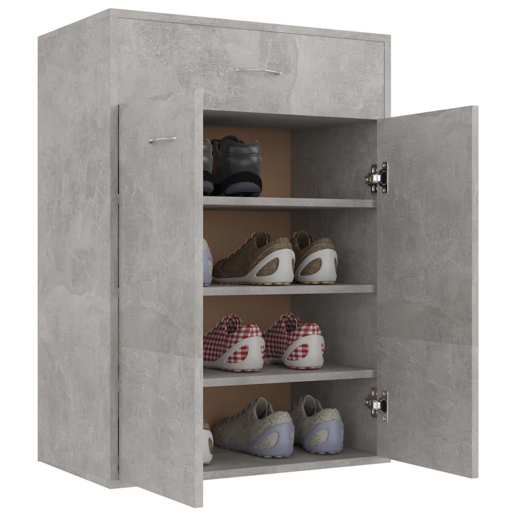 VidaXL Armoire à chaussures bois d'ingénierie  