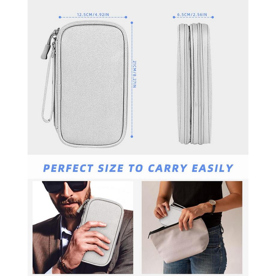 Only-bags.store  Kabeltasche, elektronische Tasche Organizer, Kabeltasche Organizer Reise für Netzteil 