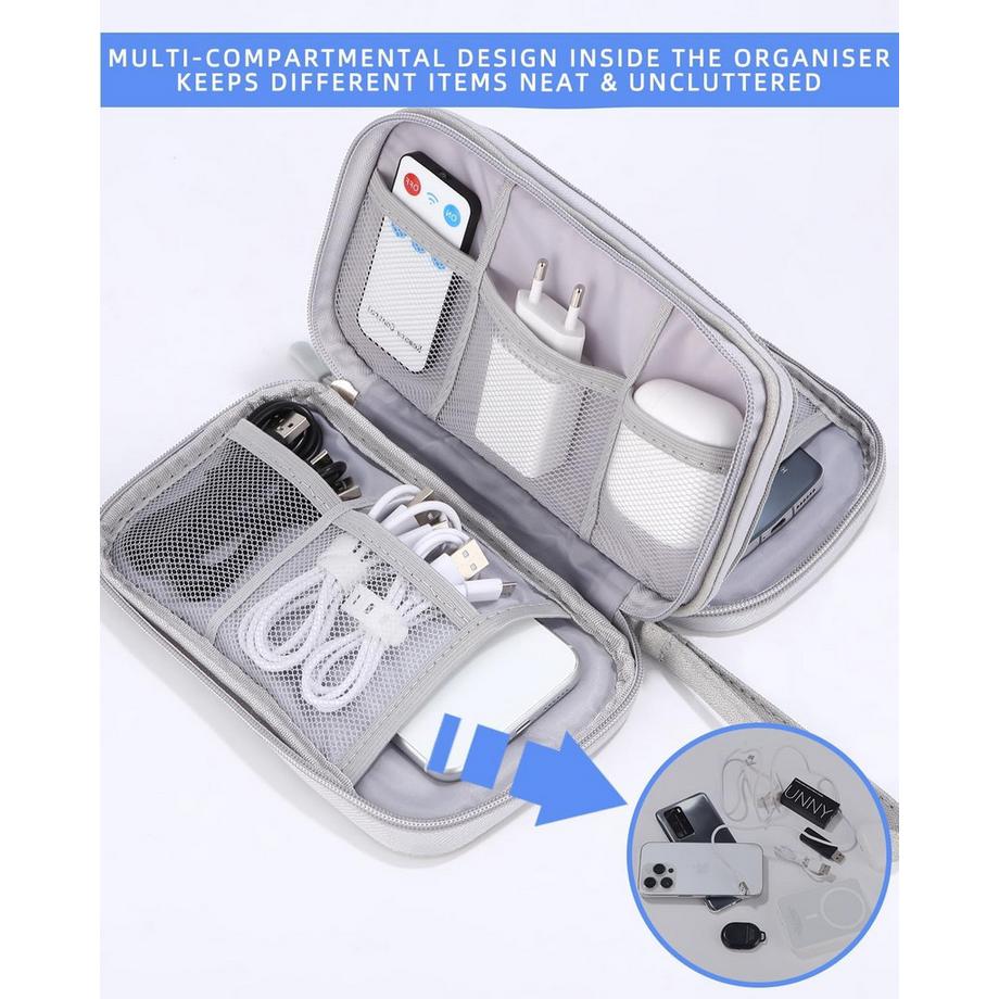 Only-bags.store  Kabeltasche, elektronische Tasche Organizer, Kabeltasche Organizer Reise für Netzteil 