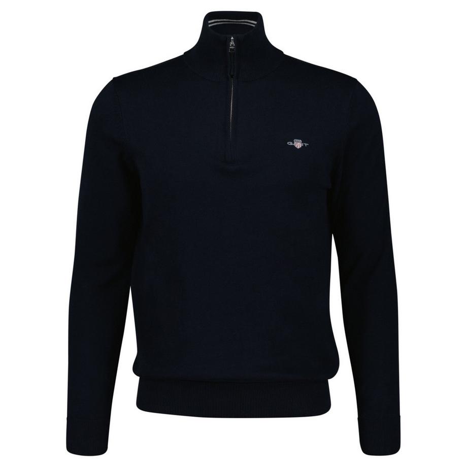 Maglione a maglia -CLASSIC COTTON HALF ZIP