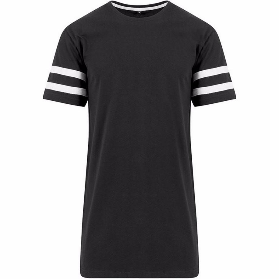 Streifen Jersey Kurzarm TShirt