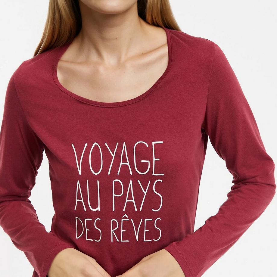 SO'HOME Pyjama manches longues en jersey de coton  