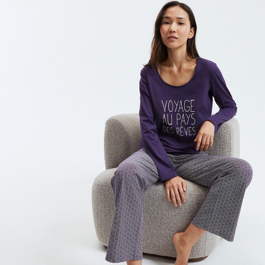 SO'HOME Pyjama manches longues en jersey de coton  