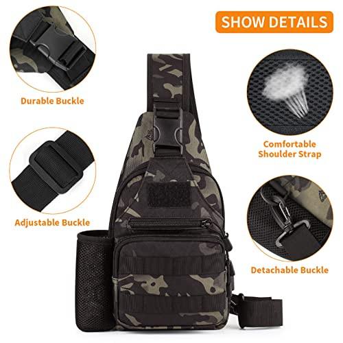Only-bags.store Tactical Chest Bag Militärische Umhängetasche Tactical Chest Sling Pack Crossbody Bag Tactical Chest Bag Militärische Umhängetasche Tactical Chest Sling Pack Crossbody Bag 